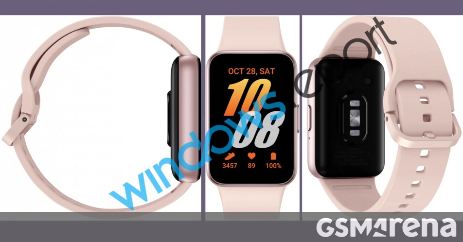Samsung Galaxy Fit 3 smartband leaks in official-looking renders